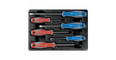 Набор отверток, ложемент, 6 предметов KING TONY 9-31106MR