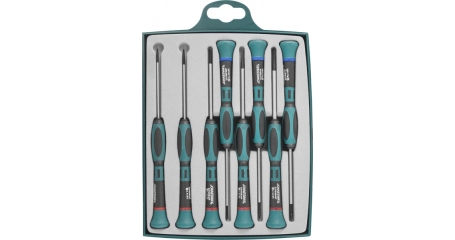 Набор отверток для точной механики шлиц JONNESWAY D3765P08S.8 предметов