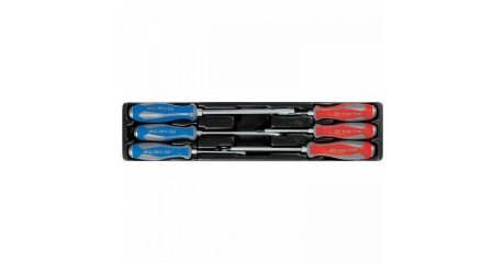 Набор отверток силовых, ложемент, 6 предметов KING TONY 9-30206MR