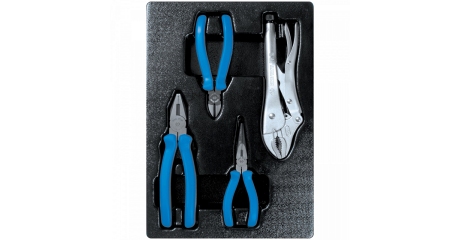 Набор пассатижей и бокорезов, ложемент, 4 предмета KING TONY 9-42144GP