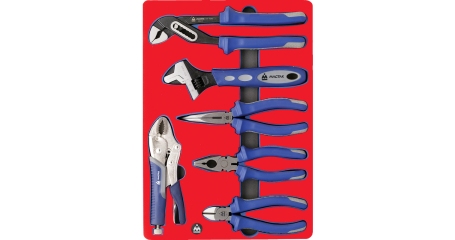 Набор пассатижей и бокорезов, ложемент, 6 предметов МАСТАК 5-3006