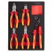 Набор пассатижей и бокорезов диэлектрических KING TONY 9-40605GPV, ложемент, 5 предметов