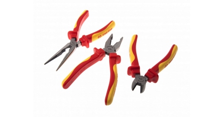 Набор пассатижей и бокорезов KING TONY 40603GP, диэлектрических, 3 предмета