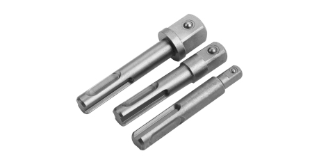 Набор переходников SDS+>1/4", 3/8", 1/2" 3 предмета TOLSEN TT77865