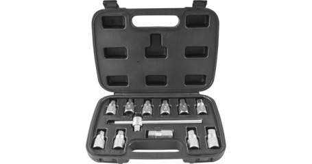 Набор приспособлений для откручивания масляных пробок Thorvik AODTS12, 12 предметов