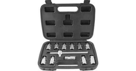 Набор приспособлений для откручивания масляных пробок Thorvik AODTS12, 12 предметов