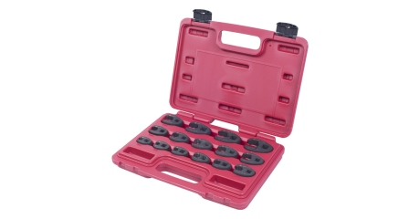 Набор разрезных ключей 3/8";1/2" (воронья лапка), 8-24 мм, кейс, 15 предметов МАСТАК 0261-15C