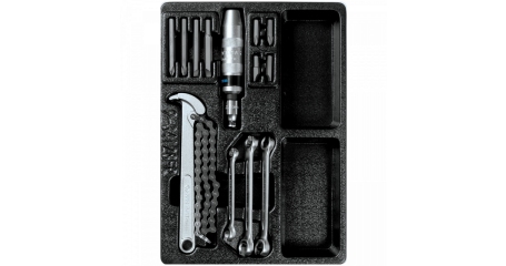 Набор разрезных ключей, ударная отвертка и съемник масляных фильтров, ложемент, 14 предметов KING TONY 9-34128FR