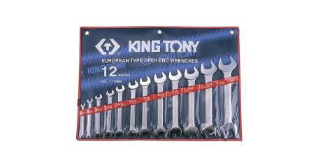 Набор рожковых ключей, 6-32 мм, 12 предметов KING TONY 1112MR