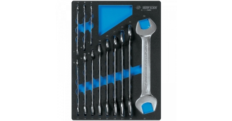 Набор рожковых ключей, ложемент, 12 предметов KING TONY 9-1112MRV