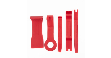 Набор съемников для демонтажа облицовочных панелей ROSSVIK ST124 (5 предметов)