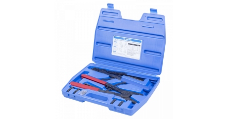 Набор съемников для стопорных колец 406 мм, сменные насадки, кейс, 11 предметов KING TONY 45211PP