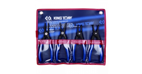 Набор съемников стопорных колец, 4 предмета KING TONY 42154GP