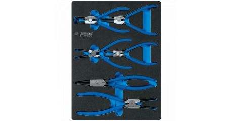 Набор съемников стопорных колец, ложемент, 6 предметов KING TONY 9-42116GPV