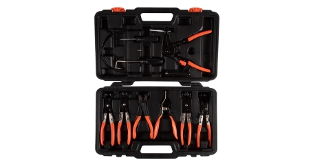 Набор щипцов для пружинных хомутов системы охлаждения кейс 10 предметов AFFIX AF10330010C