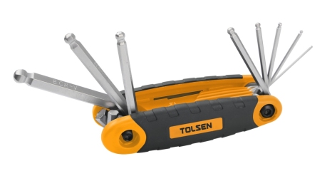 Набор шестигранников 1,5-8 мм складной 8 предметов TOLSEN TT20068