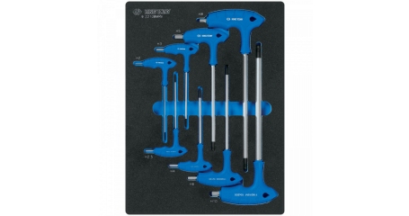 Набор шестигранников L-тип, ложемент, 8 предметов KING TONY 9-22108MRV