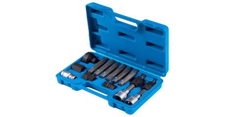 Набор специальных головок и насадок для шкива генератора, кейс, 13 предметов МАСТАК 106-10013C