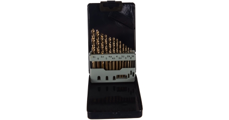 Набор спиральных сверл по металлу TDBS13K5, HSS Co в металлическом кейсе, d1.5-6.5 мм