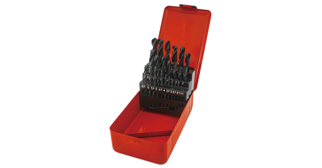 Набор сверл по металлу KING TONY 11325SQ, HSS 1,0-13,0 мм, 25 предметов