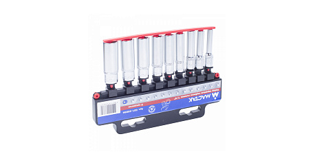 Набор торцевых глубоких головок 1/4