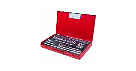 Набор торцевых головок с принадлежностями 1/2", двенадцатигранные, 8-32 мм, 33 предмета KING TONY 4034MR