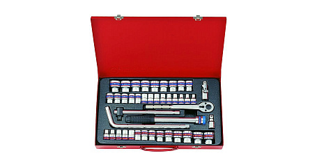 Набор торцевых головок с принадлежностями 1/2