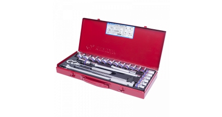 Набор торцевых головок с принадлежностями 1/2