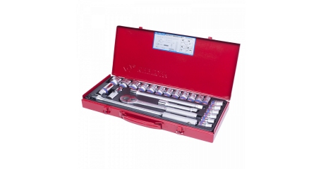 Набор торцевых головок с принадлежностями 1/2