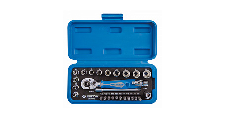 Набор торцевых головок с принадлежностями 1/4