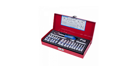 Набор торцевых головок с принадлежностями 1/4