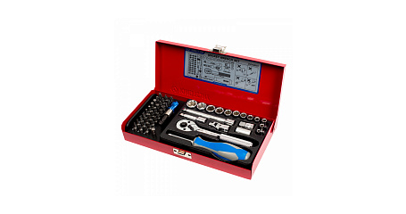 Набор торцевых головок с принадлежностями 1/4