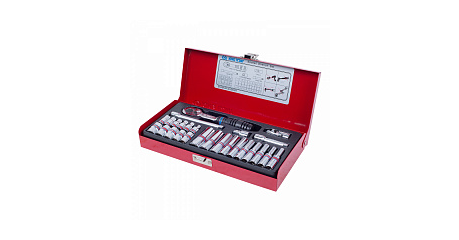 Набор торцевых головок с принадлежностями 1/4", шестигранные, 5/32"-1/2", 26 предметов KING TONY 2526SR