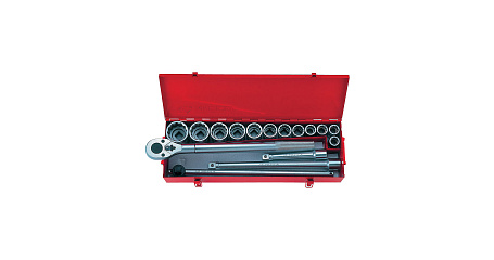 Набор торцевых головок с принадлежностями 3/4