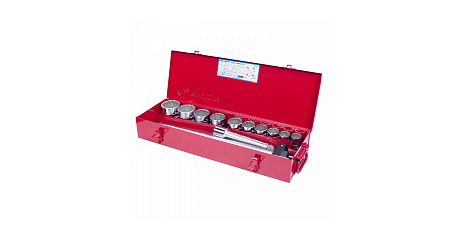 Набор торцевых головок с принадлежностями 3/4", двенадцатигранные, 22-50 мм, 14 предметов KING TONY 6014MR