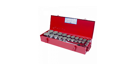 Набор торцевых головок с принадлежностями 3/4", двенадцатигранные, 22-50 мм, 7/8"-2", 26 предметов KING TONY 6226CR