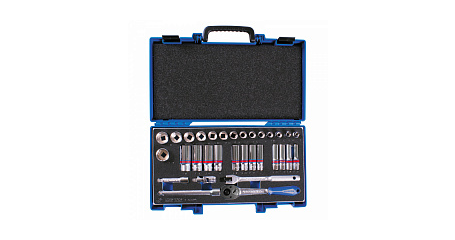 Набор торцевых головок с принадлежностями 3/8