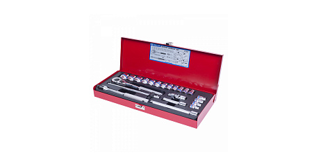 Набор торцевых головок с принадлежностями 3/8