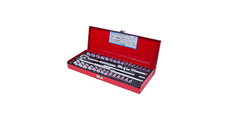 Набор торцевых головок с принадлежностями 3/8