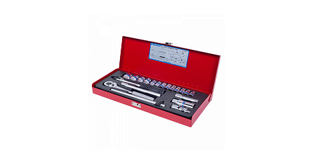 Набор торцевых головок с принадлежностями 3/8