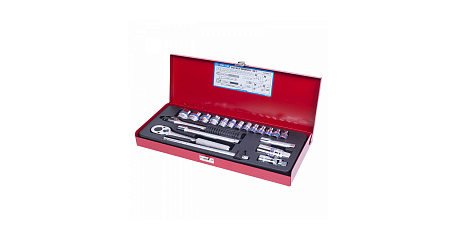 Набор торцевых головок с принадлежностями 3/8