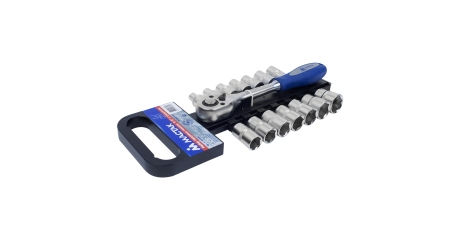 Набор торцевых головок с трещоткой 1/2", 8-24 мм, 15 предметов МАСТАК 0-4015H