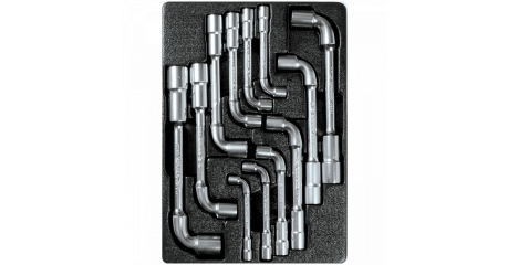 Набор торцевых ключей L-образных, ложемент, 12 предметов KING TONY 9-1812MR