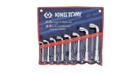 Набор торцевых L-образных ключей, 8-19 мм, 8 предметов KING TONY 1808MR