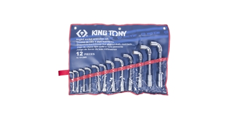 Набор торцевых L-образных ключей, 8-24 мм, 12 предметов KING TONY 1812MR