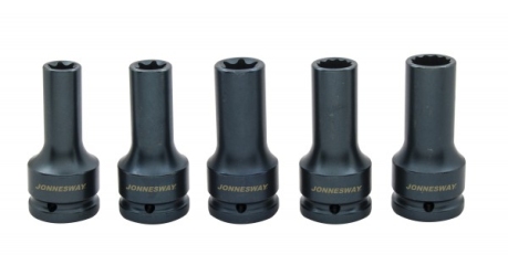 Набор торцевых головок AN040264, 3/4"DR E18 / E20 / E24 / 17 мм/19 мм 12-гр. Для болтов ГБЦ MAN