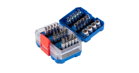 Набор торцевых головок и насадок 1/4