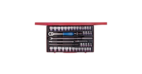 Набор торцевых головок с принадлежностями KING TONY 4042CR02, 1/2