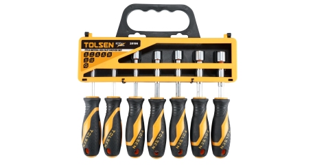 Набор торцевых отверток "GRIPro" 7 предметов TOLSEN TT20196