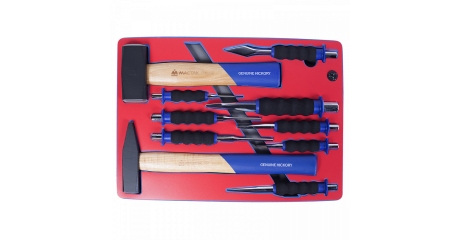 Набор ударно-режущего инструмента, ложемент, 10 предметов МАСТАК 5-9010